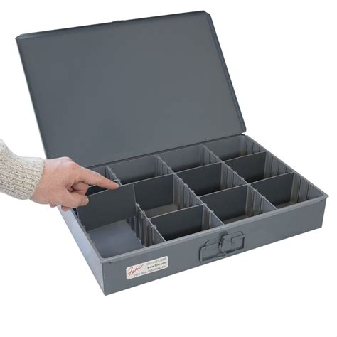 metal organizer box|metal storage box with lid.